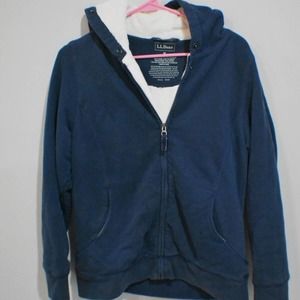 Ll bean lined sweatshirt
